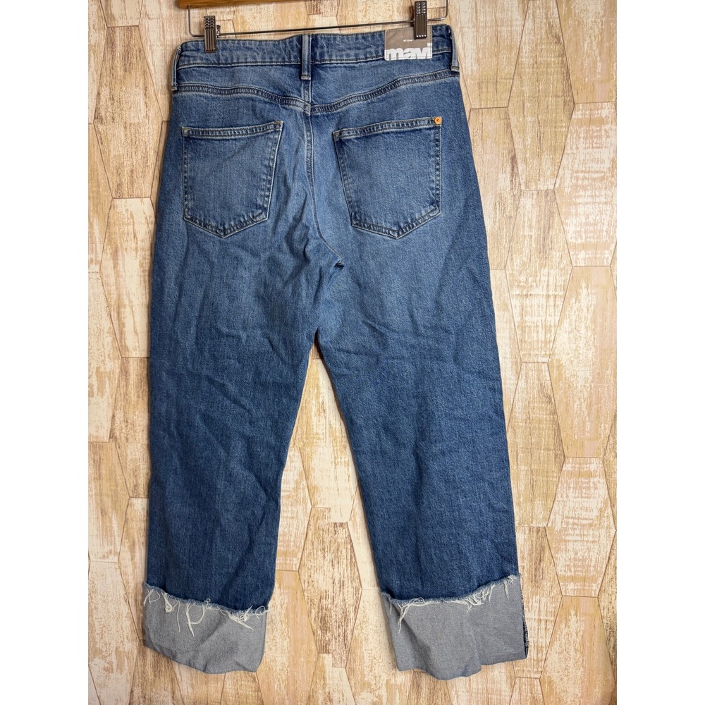 Mavi Savannah‎ Cuffed High Rise Cropped Jeans Denim Size 28 /Inseam 27